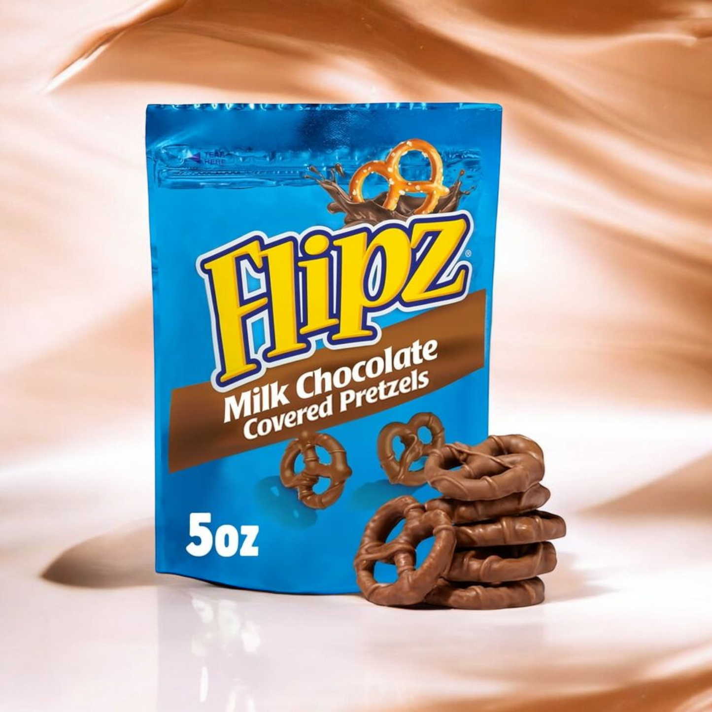 Flipz Milk Chocolate Covered Pretzels