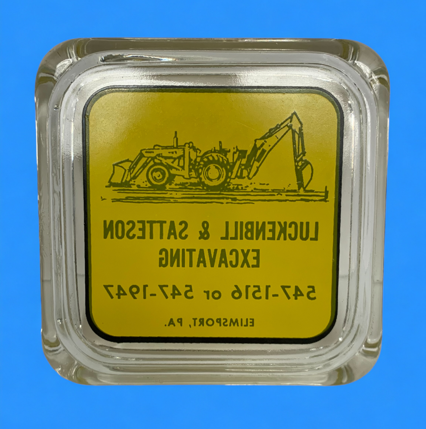 Luckinbill & Satteson Excavating Ashtray