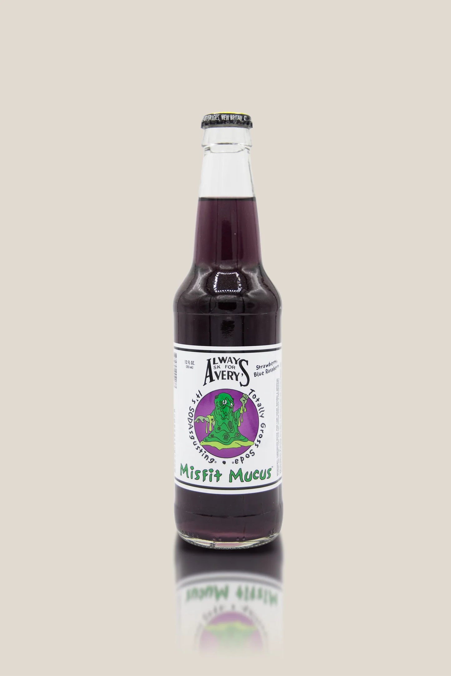 Avery's Misfit Mucus Totally Gross Soda