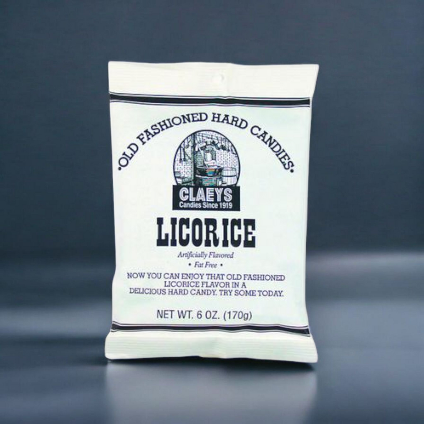 Claey's Old Fashion Licorice Hard Candies 6oz Bag