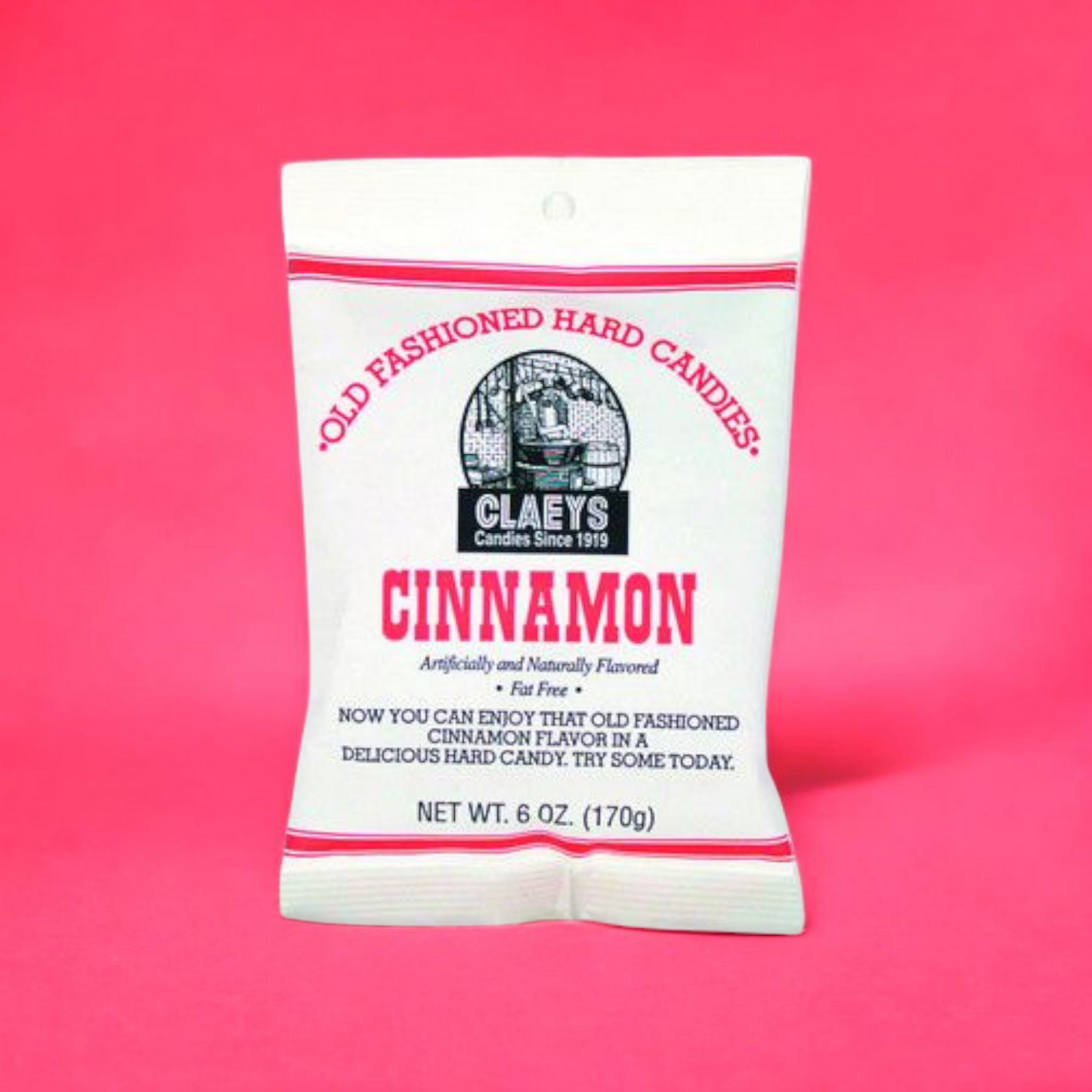 Claey's Cinnamon Old Fashion Hard Candies 6oz Bag