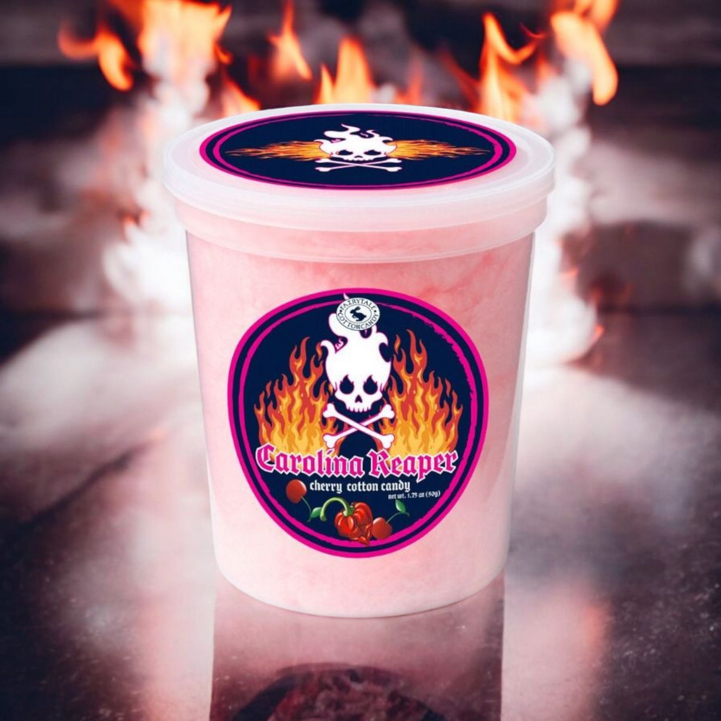 Carolina Reaper Cherry Cotton Candy