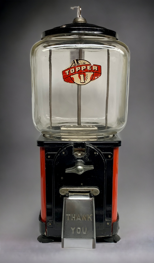 Topper Gum Ball Machine 1 Cent