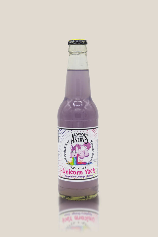 Avery's Unicorn Yack Totally Gross Soda