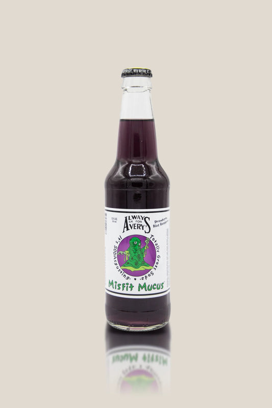 Avery's Misfit Mucus Totally Gross Soda