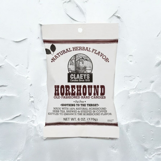Claey's Horehound Old Fashion Hard Candies 6oz Bag
