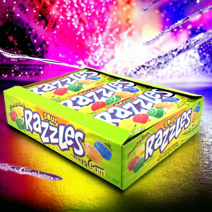 Sour Razzles Gum